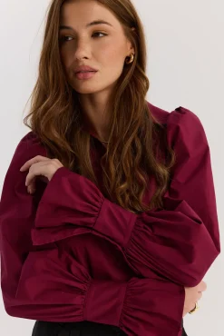 TALYA Koszule I Topy^Koszula Emma burgundy