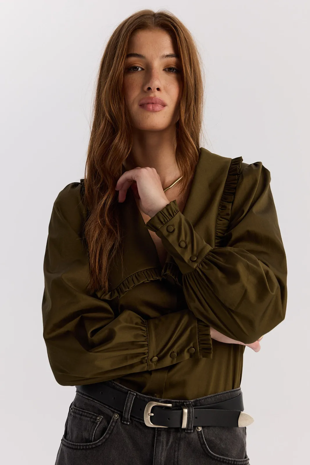 TALYA Koszule I Topy^Koszula Laureen khaki