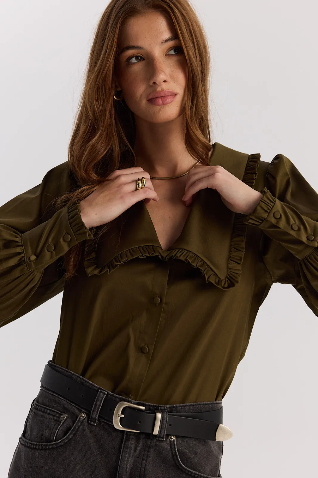 TALYA Koszule I Topy^Koszula Laureen khaki