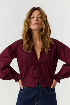 TALYA Koszule I Topy^Koszula Maya burgundy
