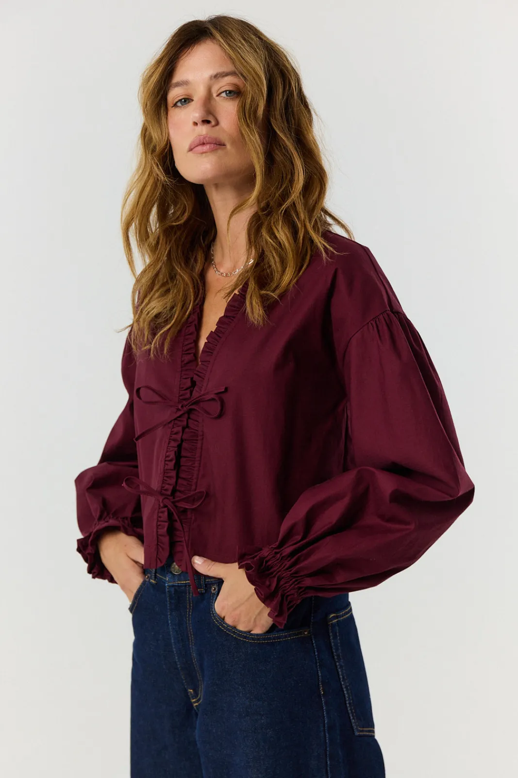 TALYA Koszule I Topy^Koszula Maya burgundy