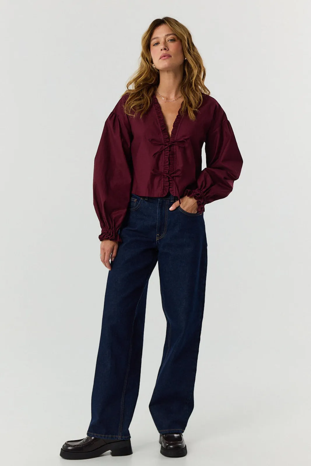 TALYA Koszule I Topy^Koszula Maya burgundy