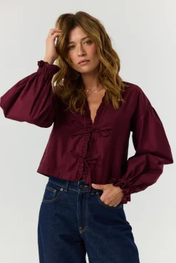 TALYA Koszule I Topy^Koszula Maya burgundy