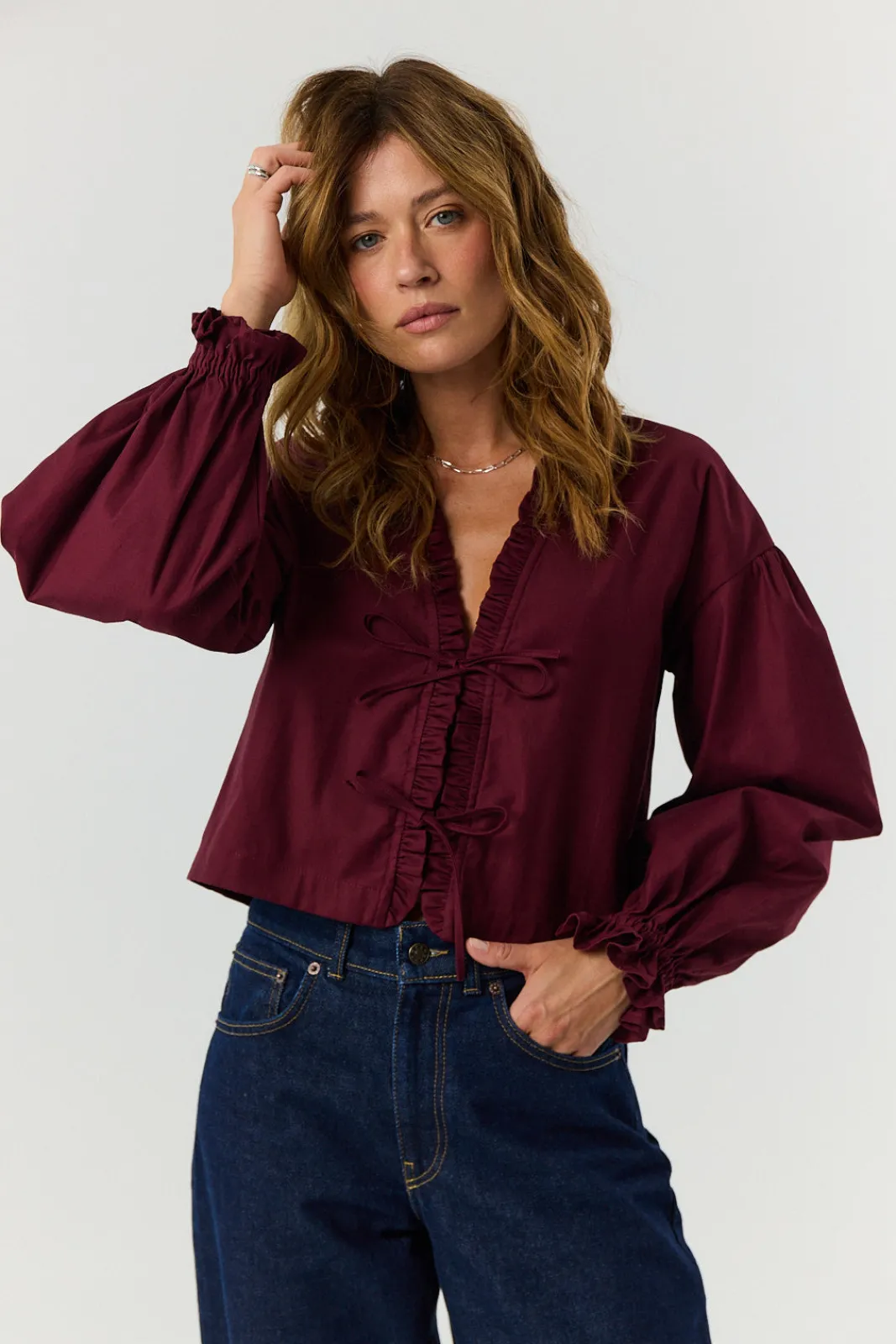 TALYA Koszule I Topy^Koszula Maya burgundy
