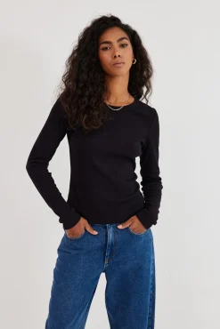 TALYA Longsleevy|Longsleevy^Longsleeve Bamboo black