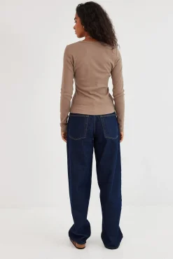 TALYA Longsleevy|Longsleevy^Longsleeve Bamboo cappuccino