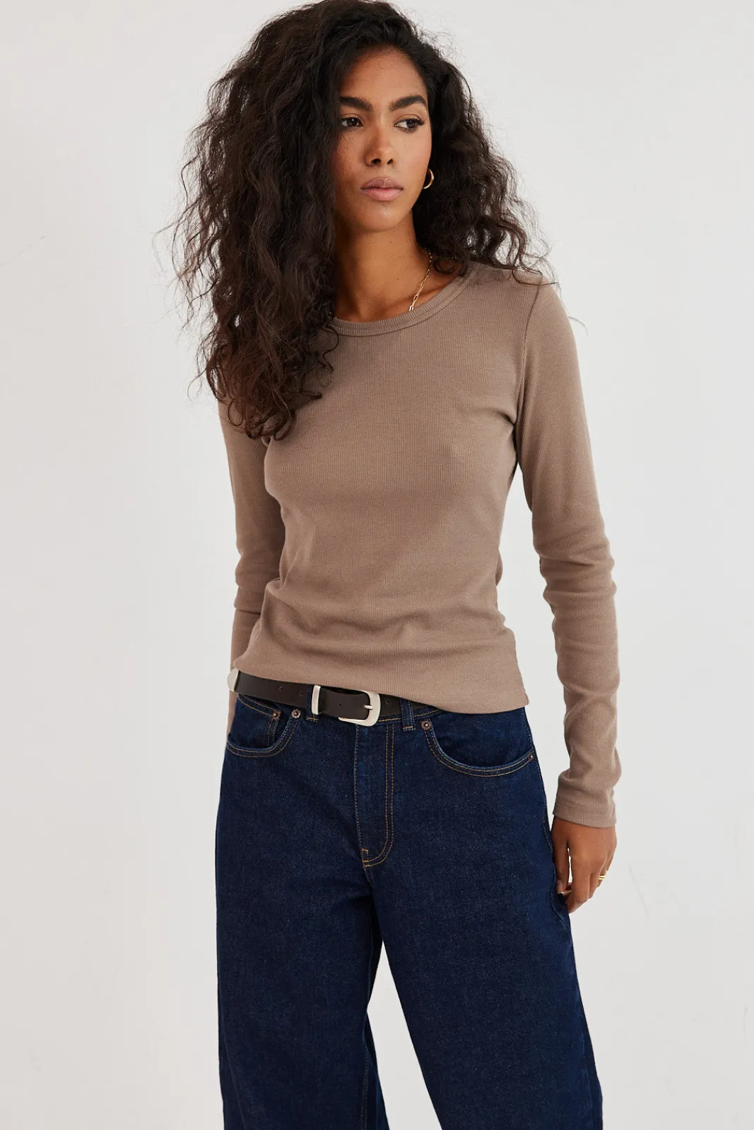 TALYA Longsleevy|Longsleevy^Longsleeve Bamboo cappuccino