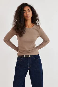 TALYA Longsleevy|Longsleevy^Longsleeve Bamboo cappuccino