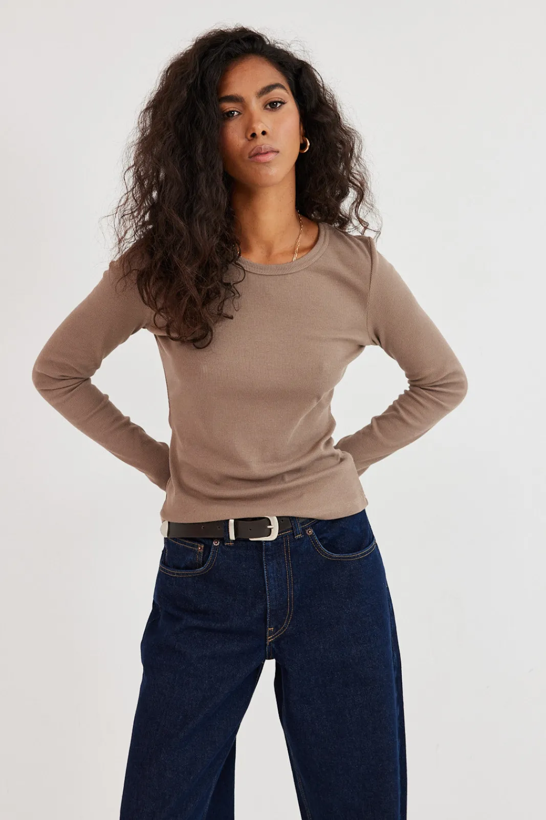 TALYA Longsleevy|Longsleevy^Longsleeve Bamboo cappuccino