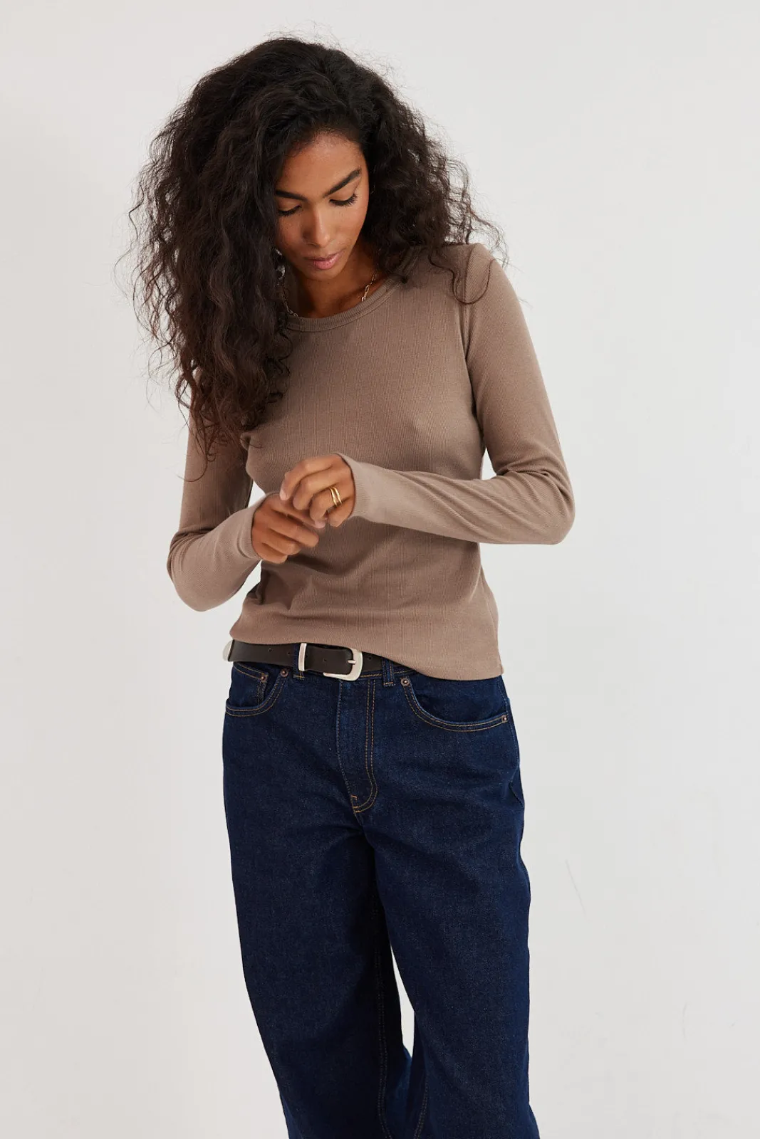 TALYA Longsleevy|Longsleevy^Longsleeve Bamboo cappuccino