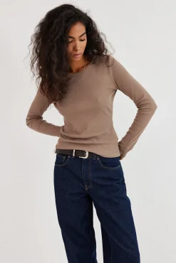TALYA Longsleevy|Longsleevy^Longsleeve Bamboo cappuccino