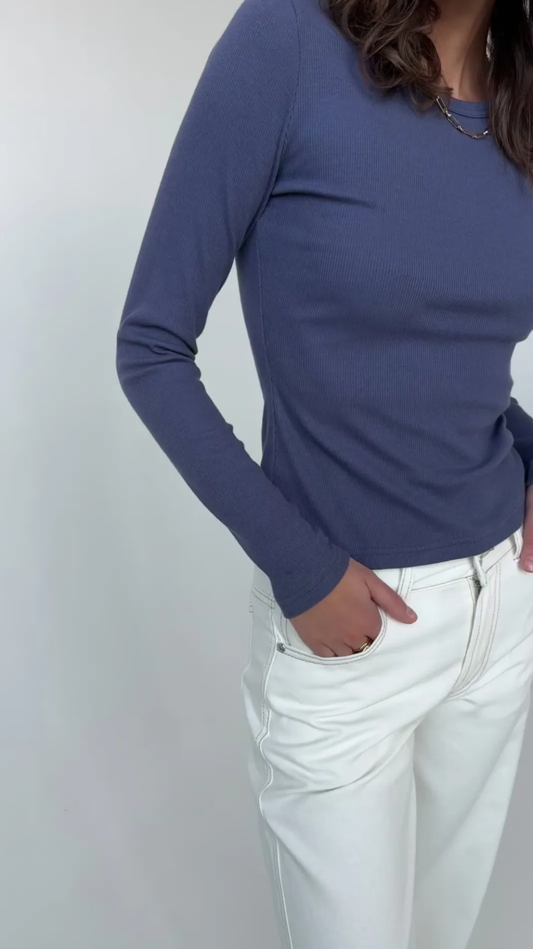 TALYA Longsleevy|Longsleevy^Longsleeve Bamboo denim