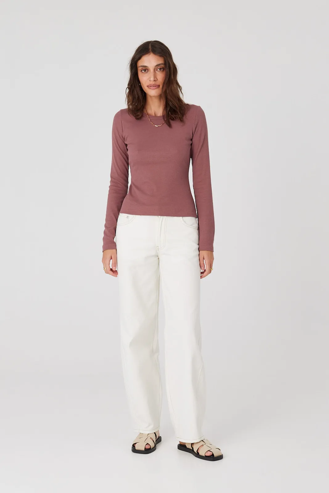TALYA Longsleevy|Longsleevy^Longsleeve Bamboo dusty pink