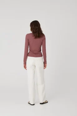 TALYA Longsleevy|Longsleevy^Longsleeve Bamboo dusty pink