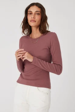 TALYA Longsleevy|Longsleevy^Longsleeve Bamboo dusty pink