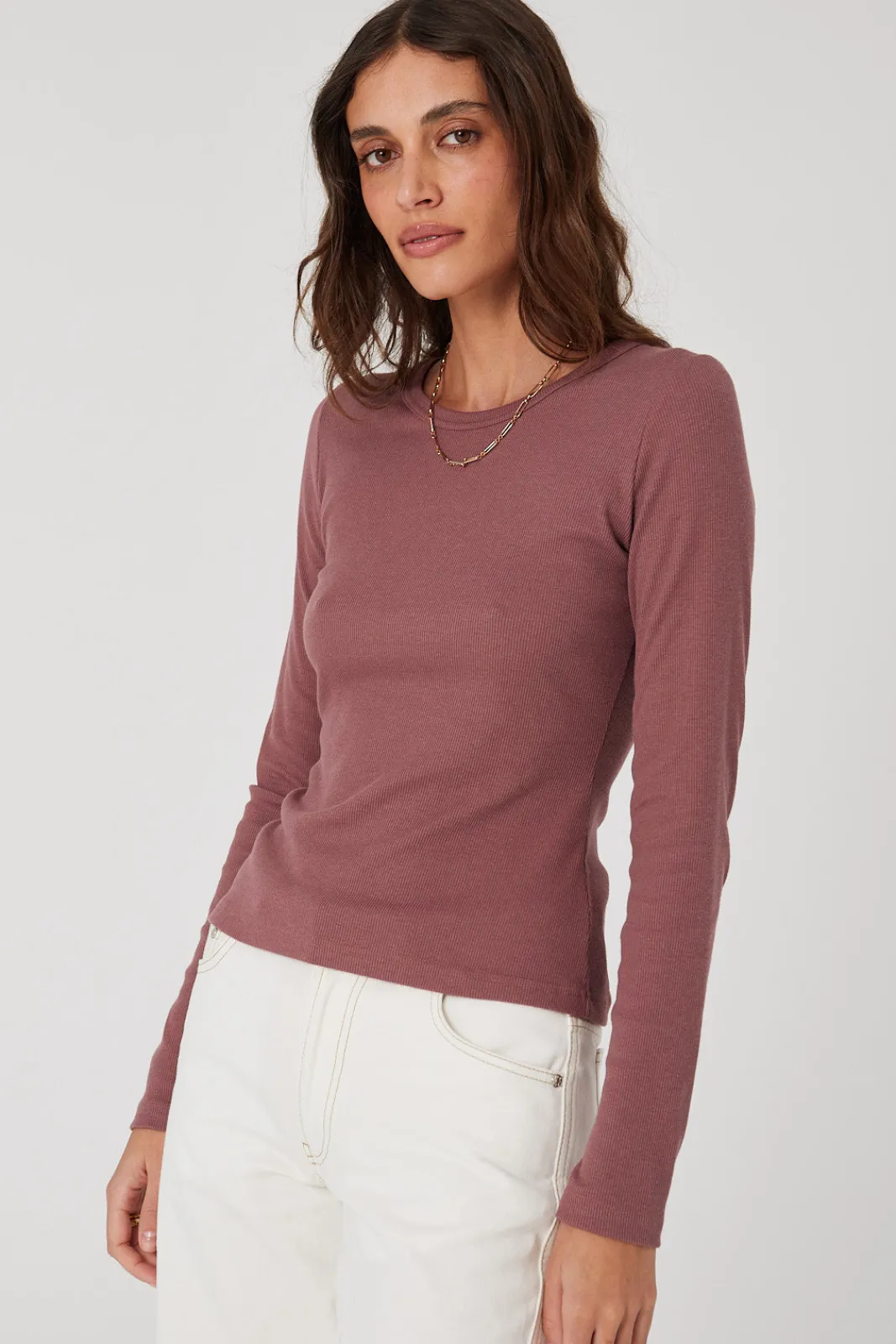 TALYA Longsleevy|Longsleevy^Longsleeve Bamboo dusty pink