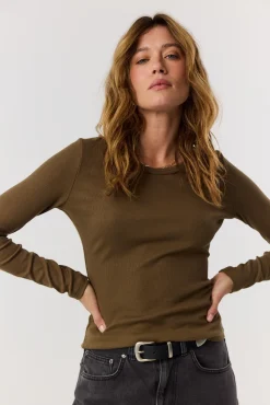 TALYA Longsleevy|Longsleevy^Longsleeve Bamboo khaki