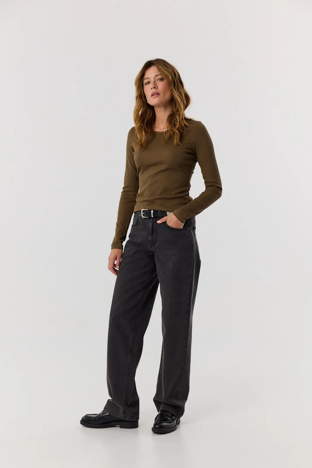 TALYA Longsleevy|Longsleevy^Longsleeve Bamboo khaki