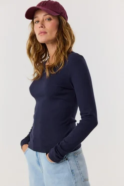 TALYA Longsleevy|Longsleevy^Longsleeve Bamboo navy