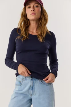 TALYA Longsleevy|Longsleevy^Longsleeve Bamboo navy