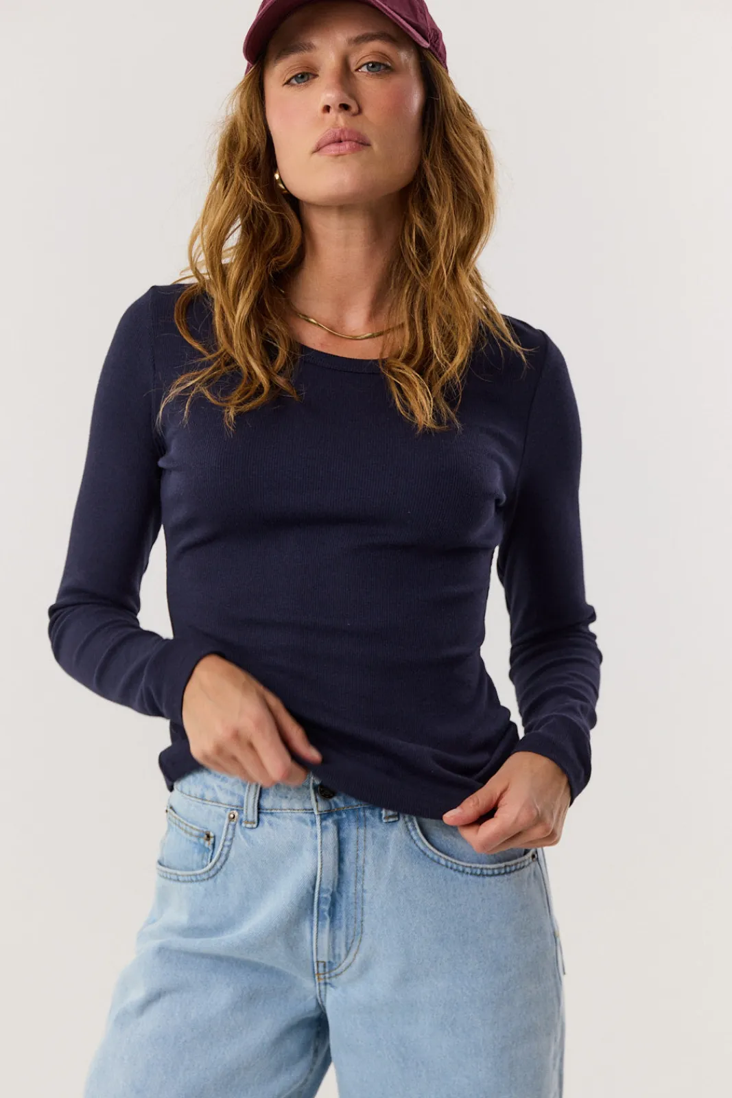 TALYA Longsleevy|Longsleevy^Longsleeve Bamboo navy