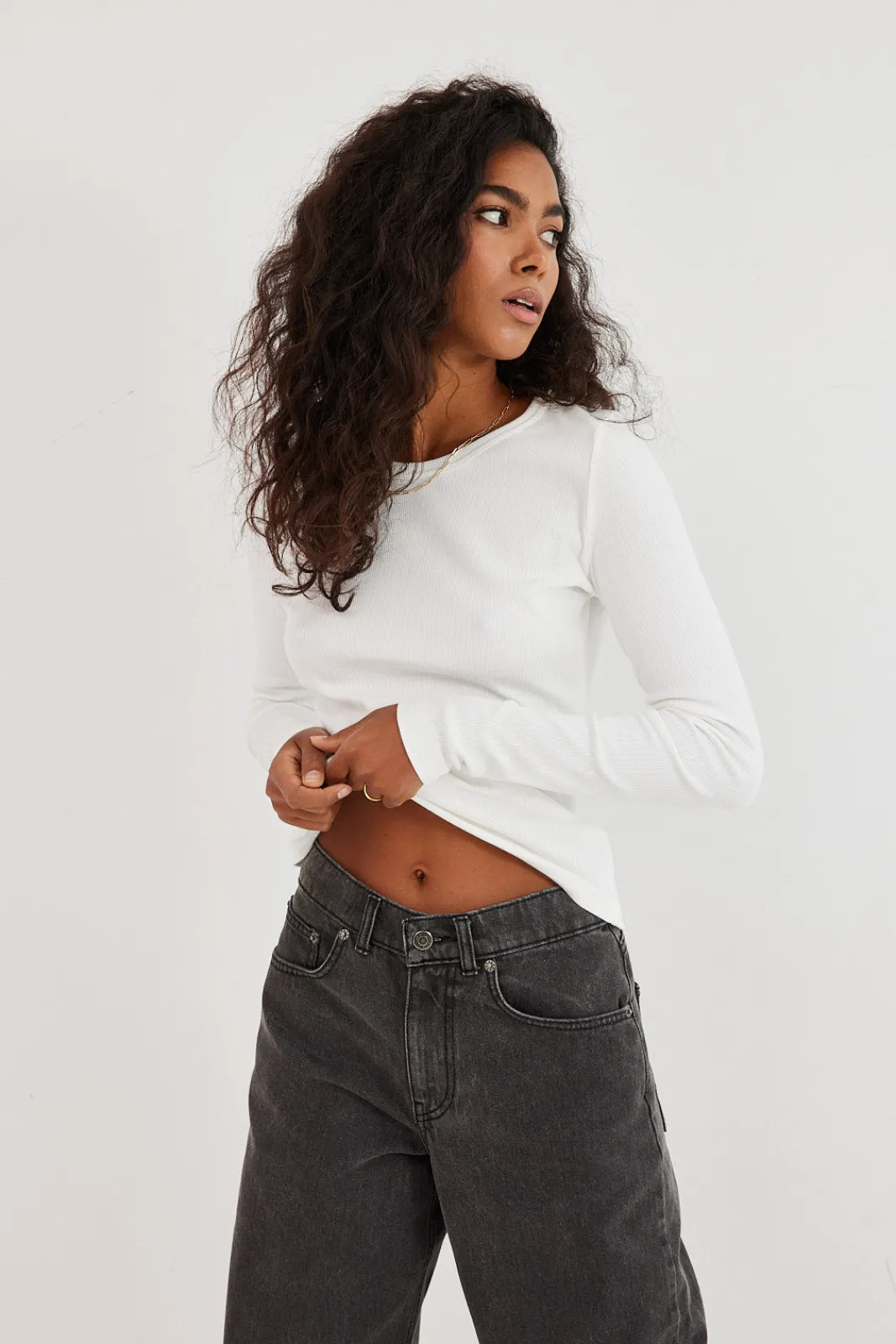 TALYA Longsleevy|Longsleevy^Longsleeve Bamboo off-white