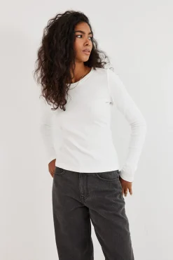 TALYA Longsleevy|Longsleevy^Longsleeve Bamboo off-white