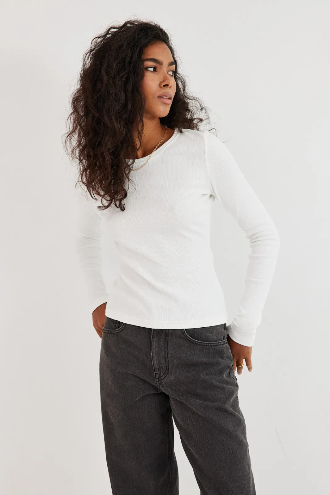 TALYA Longsleevy|Longsleevy^Longsleeve Bamboo off-white