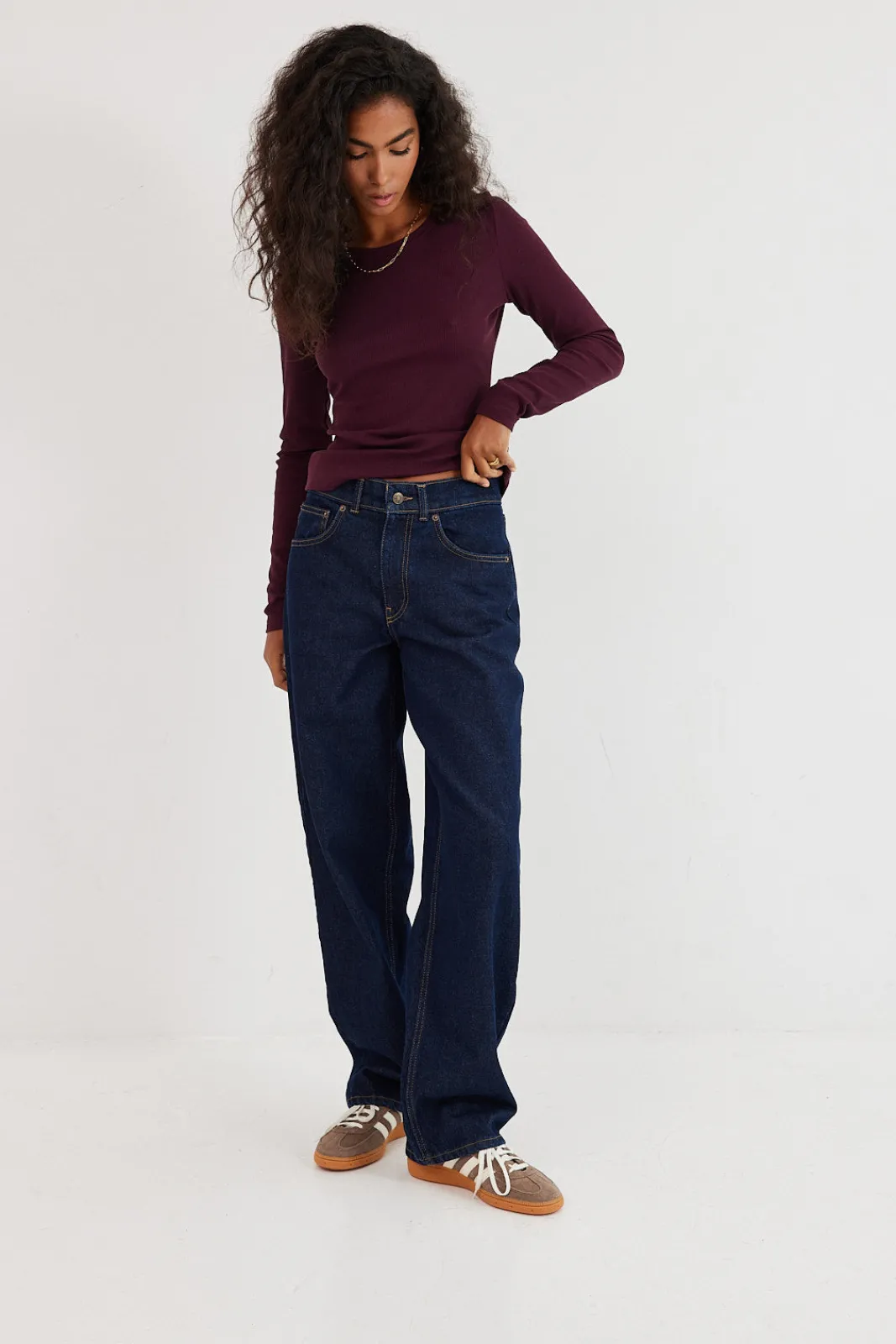 TALYA Longsleevy|Longsleevy^Longsleeve Bamboo plum