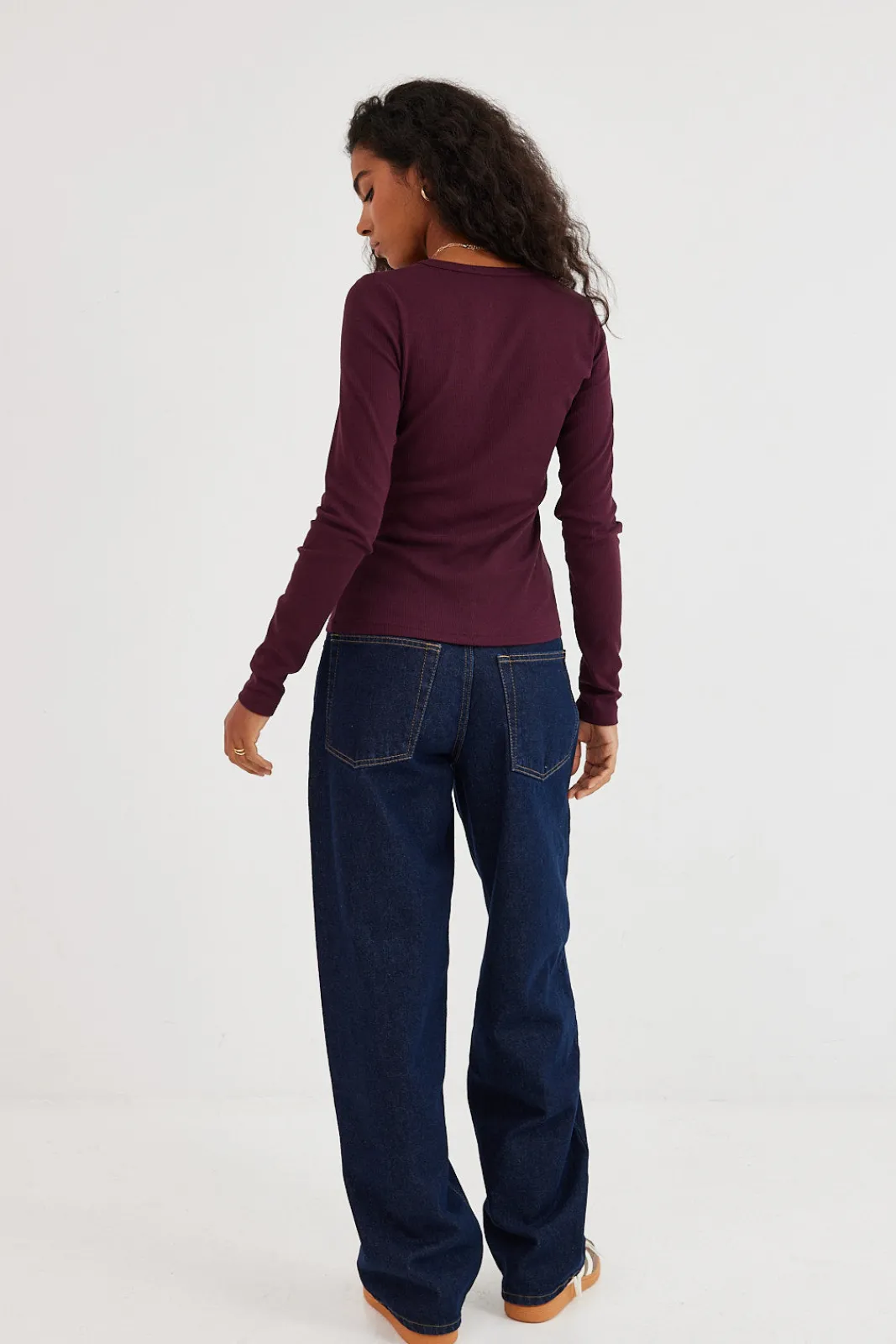 TALYA Longsleevy|Longsleevy^Longsleeve Bamboo plum