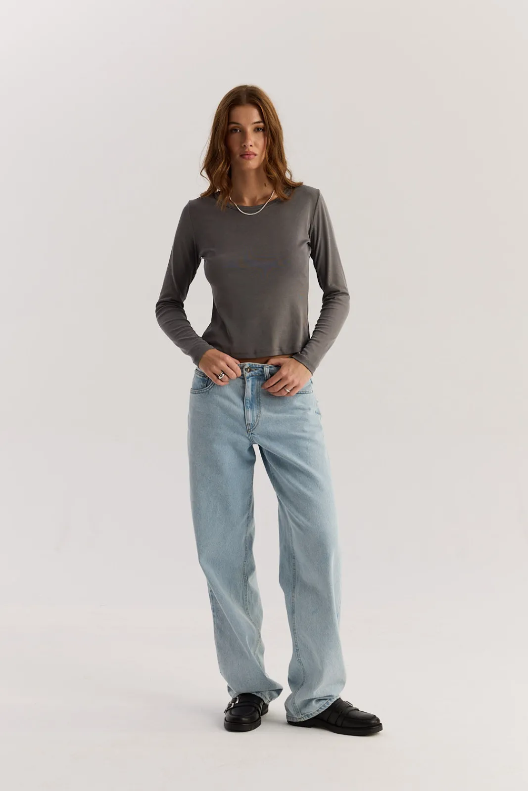 TALYA Longsleevy|Longsleevy^Longsleeve Bowie grey