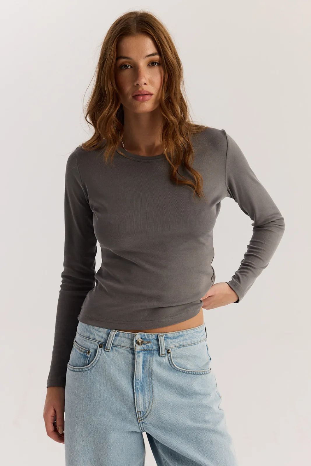 TALYA Longsleevy|Longsleevy^Longsleeve Bowie grey