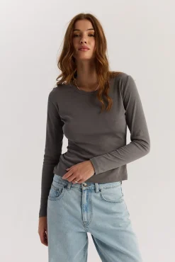 TALYA Longsleevy|Longsleevy^Longsleeve Bowie grey