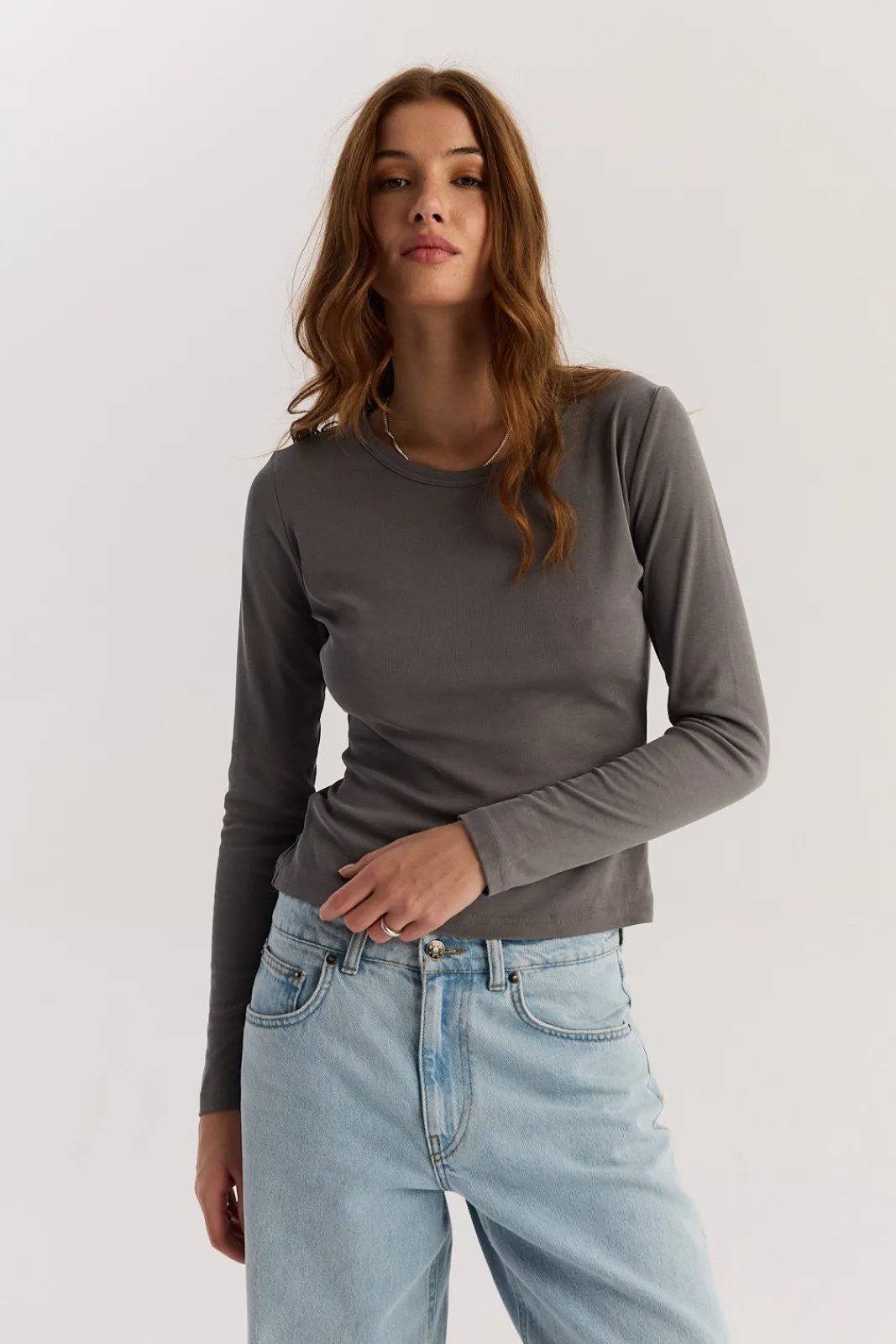 TALYA Longsleevy|Longsleevy^Longsleeve Bowie grey