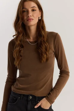 TALYA Longsleevy|Longsleevy^Longsleeve Bowie mocca mousse