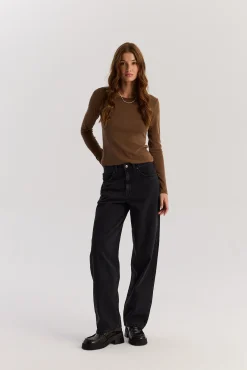TALYA Longsleevy|Longsleevy^Longsleeve Bowie mocca mousse