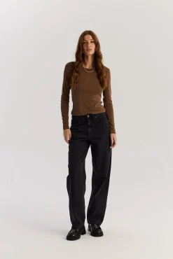 TALYA Longsleevy|Longsleevy^Longsleeve Bowie mocca mousse