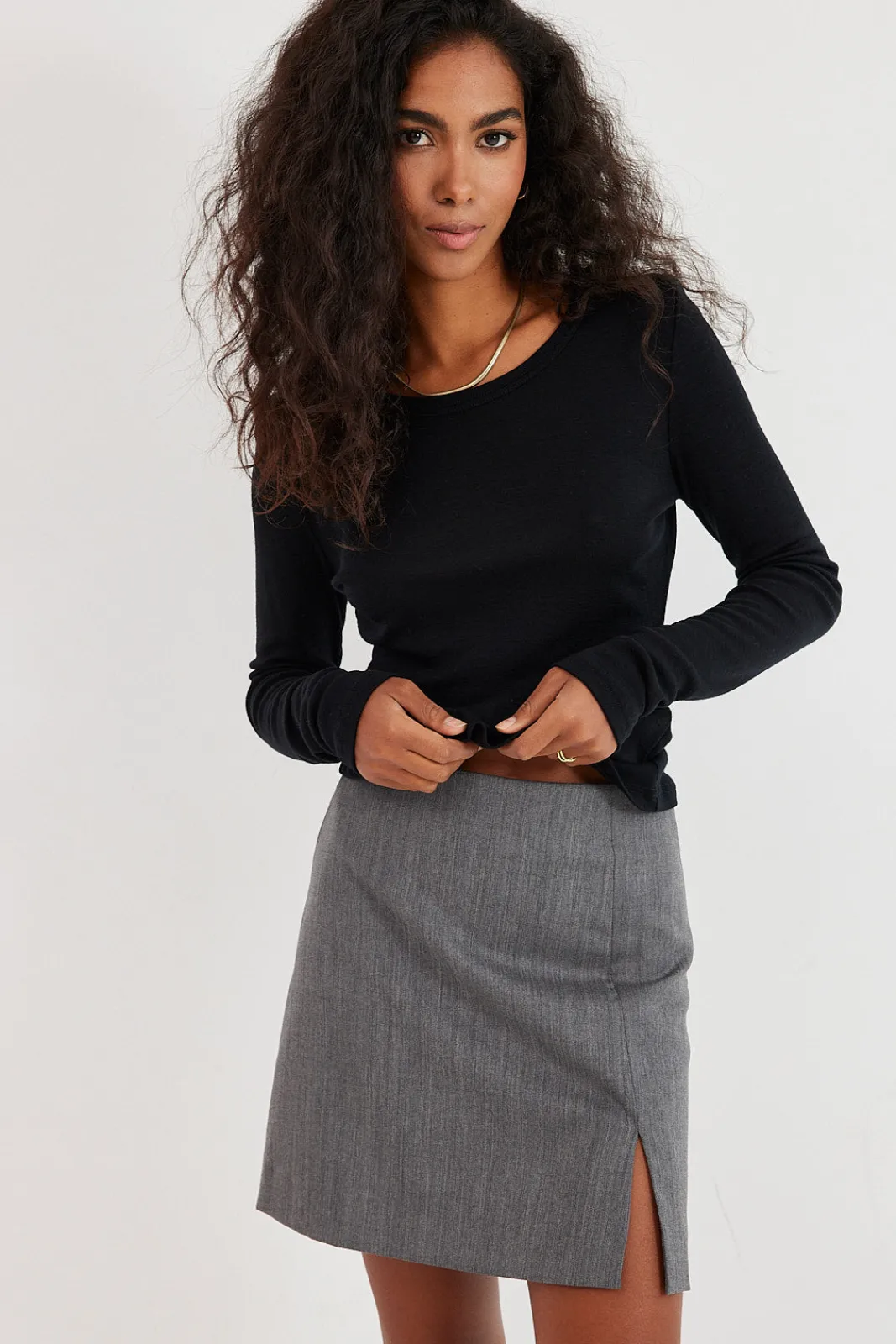 TALYA Longsleevy|Longsleevy^Longsleeve Merino black