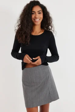 TALYA Longsleevy|Longsleevy^Longsleeve Merino black