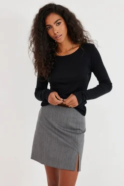 TALYA Longsleevy|Longsleevy^Longsleeve Merino black