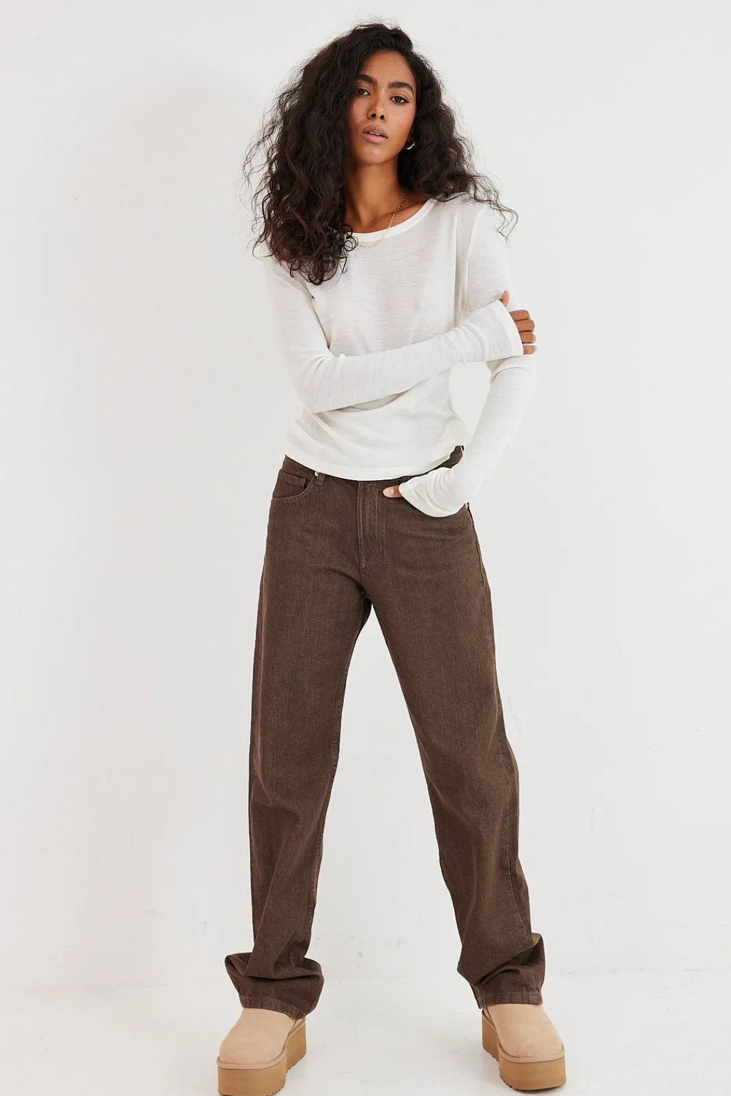 TALYA Longsleevy|Longsleevy^Longsleeve Merino off-white