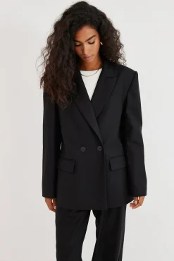 TALYA Marynarki^Marynarka James wool black
