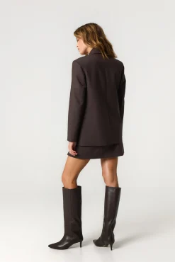 TALYA Marynarki^Marynarka James wool chocolate