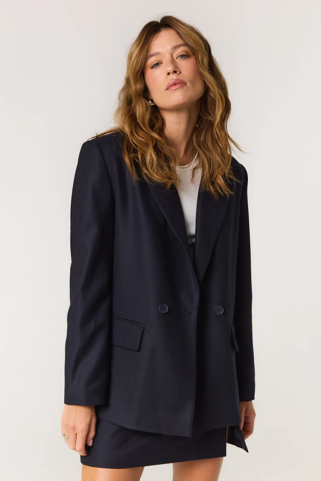 TALYA Marynarki^Marynarka James wool navy
