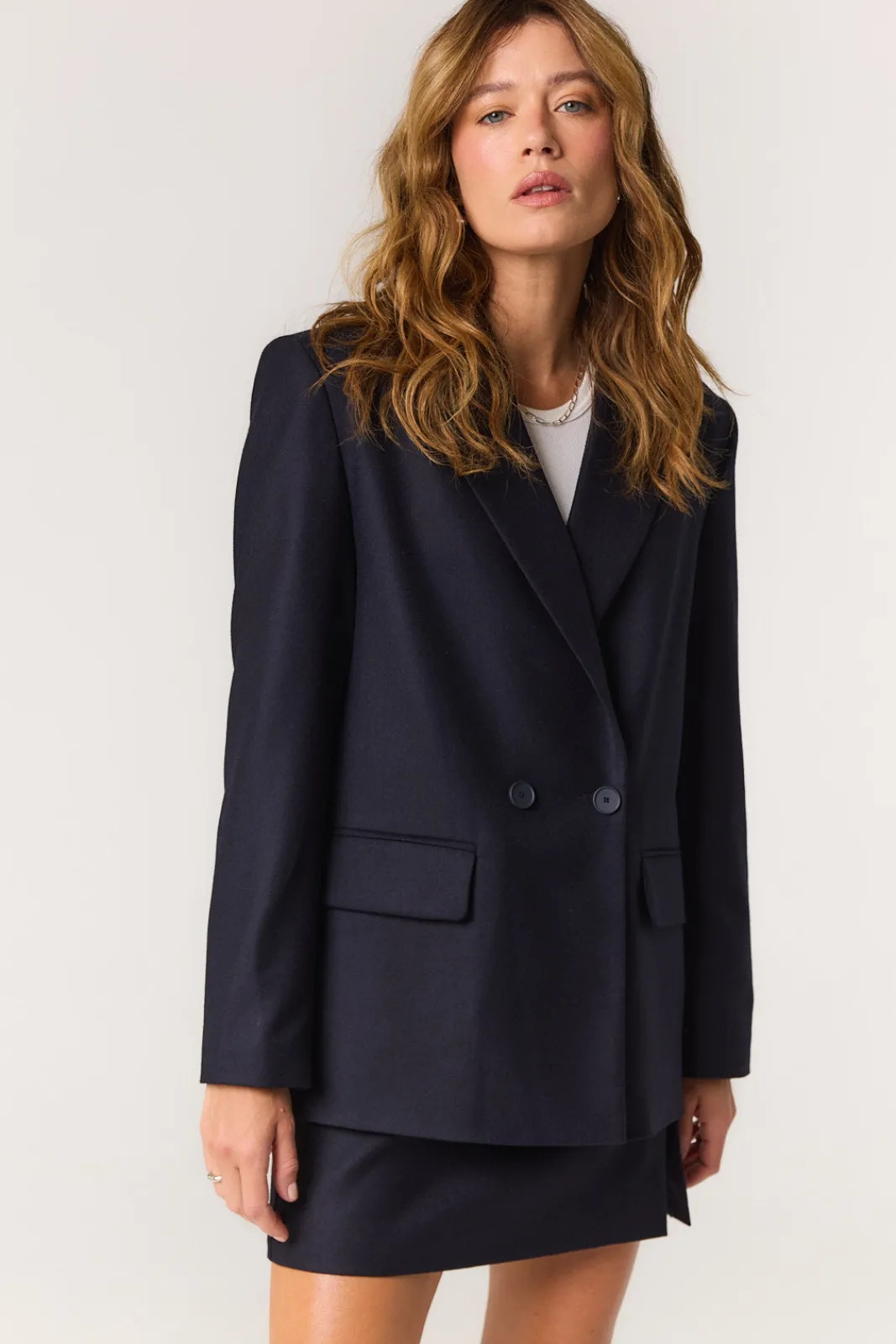 TALYA Marynarki^Marynarka James wool navy