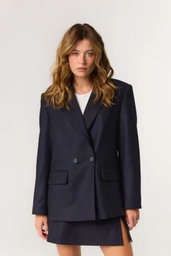 TALYA Marynarki^Marynarka James wool navy