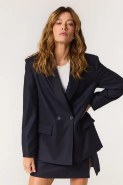 TALYA Marynarki^Marynarka James wool navy