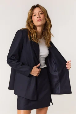 TALYA Marynarki^Marynarka James wool navy