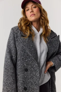 TALYA Płaszcze^Płaszcz Carmen dark grey melange