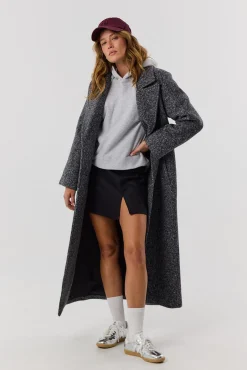 TALYA Płaszcze^Płaszcz Carmen dark grey melange